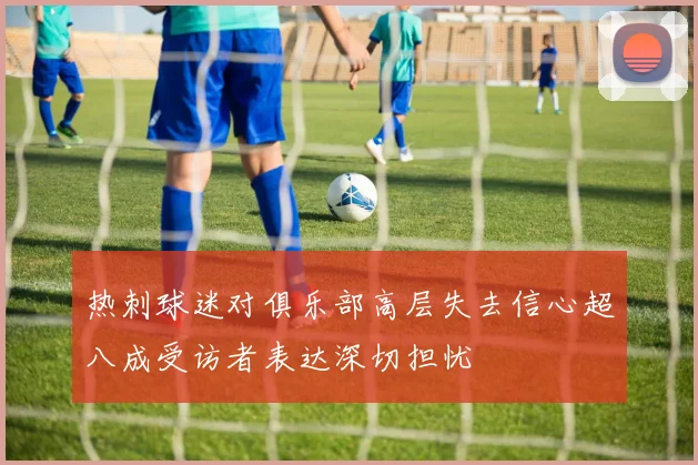 热刺球迷对俱乐部高层失去信心超八成受访者表达深切担忧